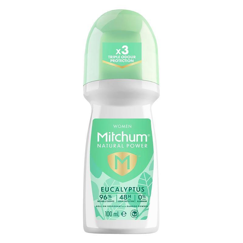 Load image into Gallery viewer, Mitchum for Women Natural Power Eucalyptus Roll On 100ml
