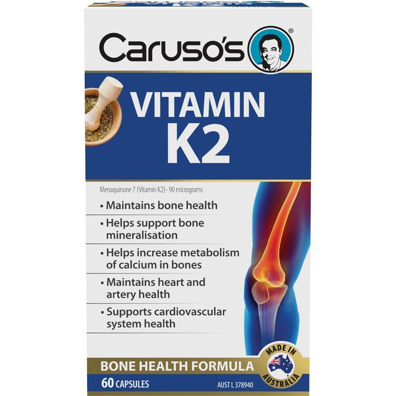 Load image into Gallery viewer, Carusos Vitamin K2 60 Capsules

