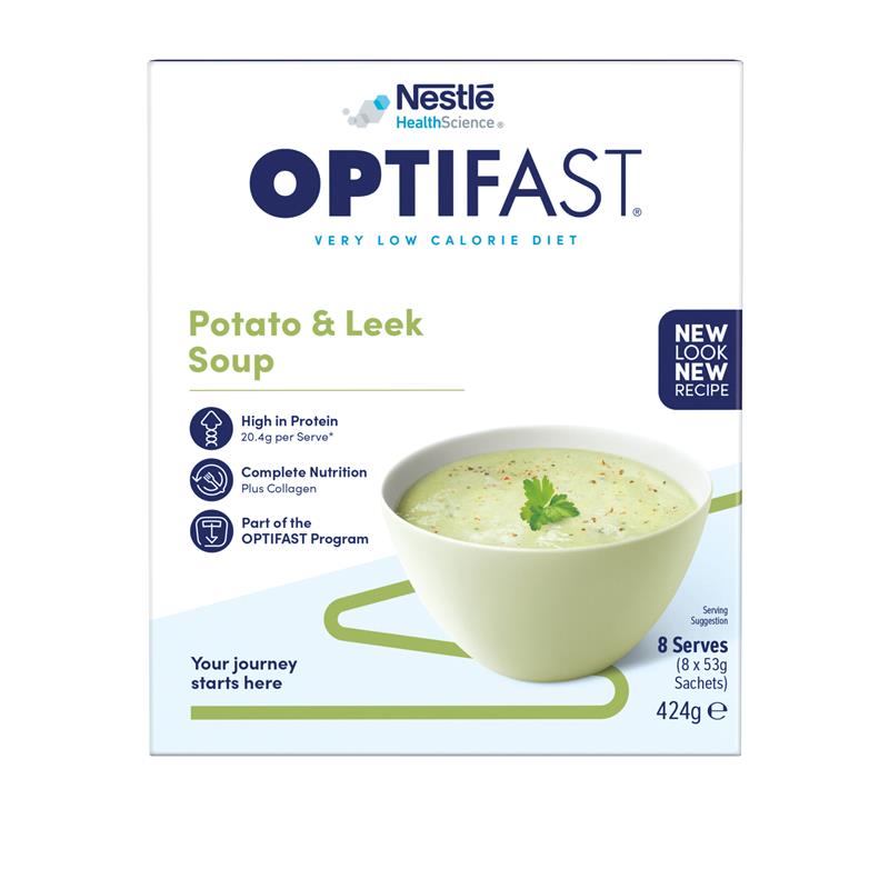 Load image into Gallery viewer, Optifast VLCD Soup Potato Leek 8 x 53g
