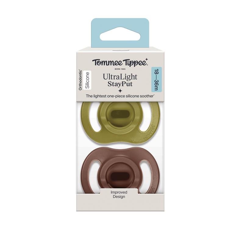 Load image into Gallery viewer, Tommee Tippee Ultralight Soother Day 18-36 Months 2 Pack
