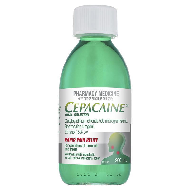 Load image into Gallery viewer, Cepacaine Mouthwash Liquid 200mL

