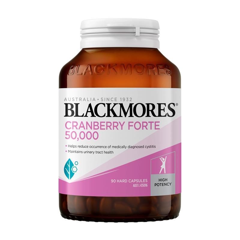 Load image into Gallery viewer, Blackmores Cranberry Forte 50000mg 90 Capsules NEW
