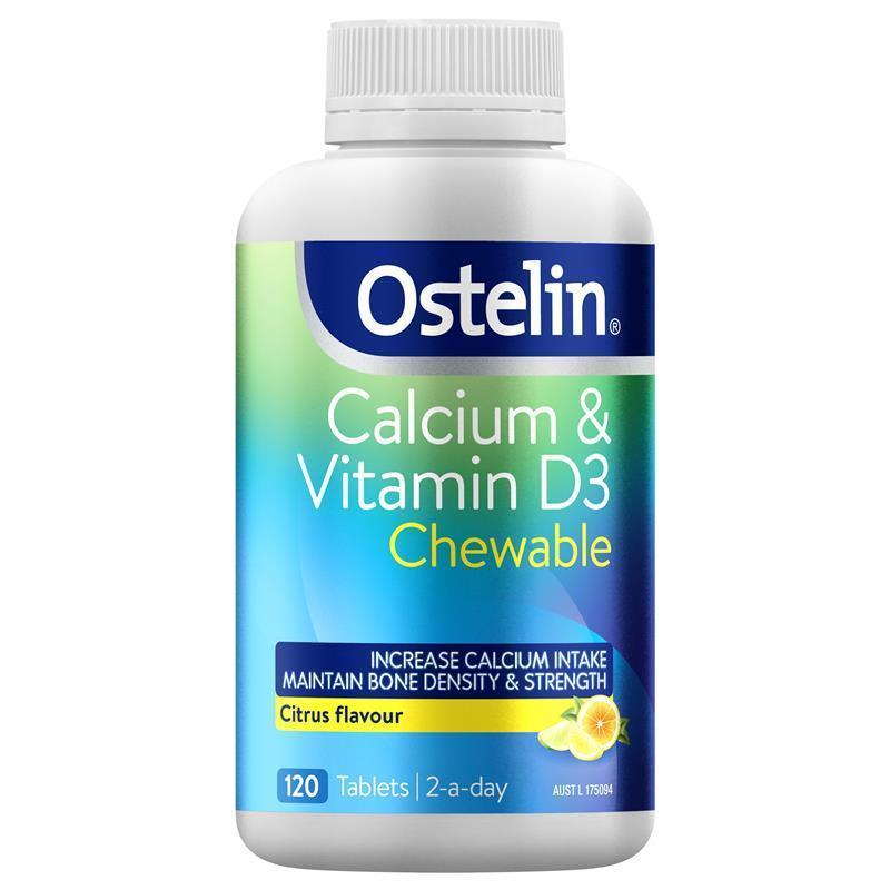 Load image into Gallery viewer, Ostelin Vit D &amp; Calcium 120 Chewable Tablets
