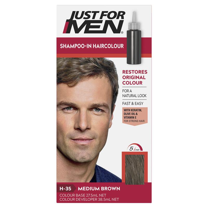 Load image into Gallery viewer, Just for Men Hair Colour Natural Medium Brown
