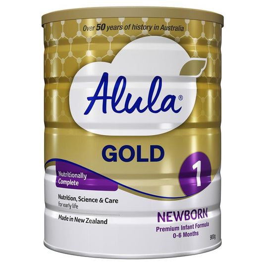 Alula Gold Stage 1 Newborn Infant Formula 0-6 Months 900g