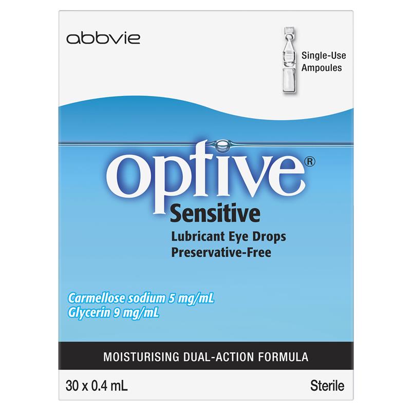 Load image into Gallery viewer, Optive Sensitive Eye Drops 30 x 0.4ml
