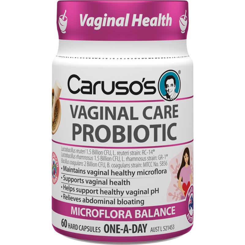 Load image into Gallery viewer, Carusos Probiotic Vaginal Care 60 Capsules
