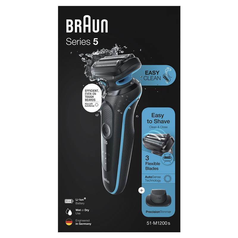 Load image into Gallery viewer, Braun Series 5 51-M1200s Wet &amp; Dry Shaver
