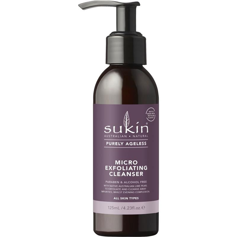Load image into Gallery viewer, Sukin Purely Ageless Micro Exfoliating Cleanser Pump 125ml
