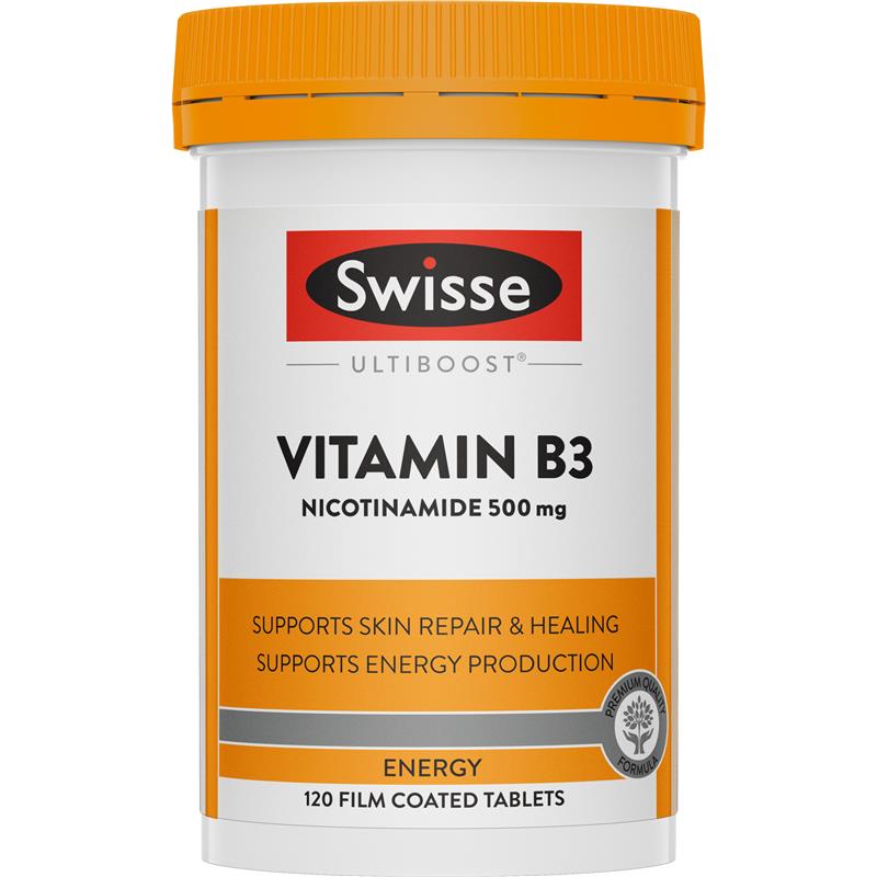 Load image into Gallery viewer, Swisse Ultiboost Vitamin B3 120 Tablets
