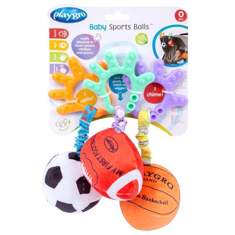 Load image into Gallery viewer, Playgro Baby Sports Ball Trio
