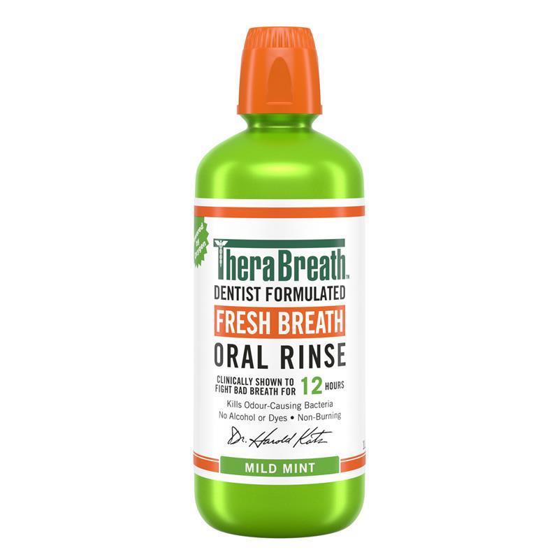 Load image into Gallery viewer, Therabreath Mild Mint Oral Rinse 1 Litre

