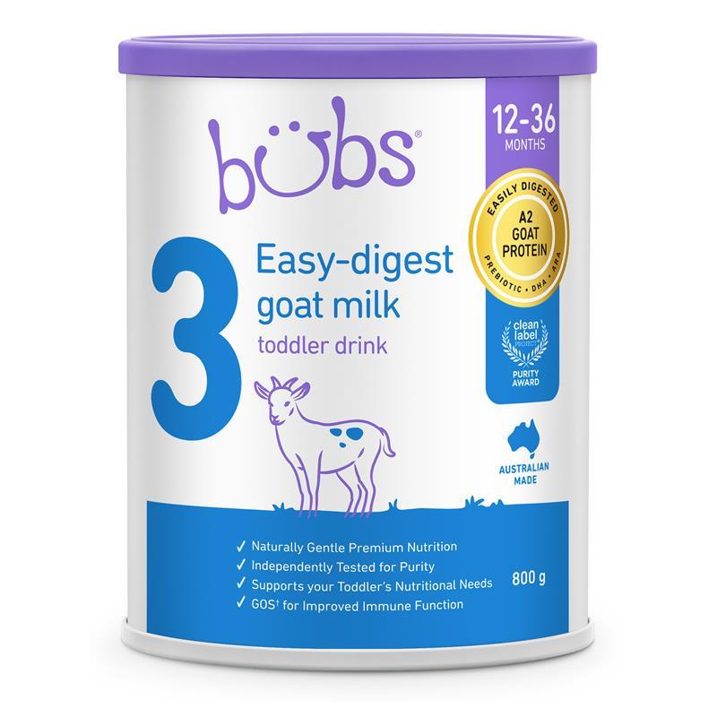Load image into Gallery viewer, Bubs Goat Stage 3 Toddler Formula 800g
