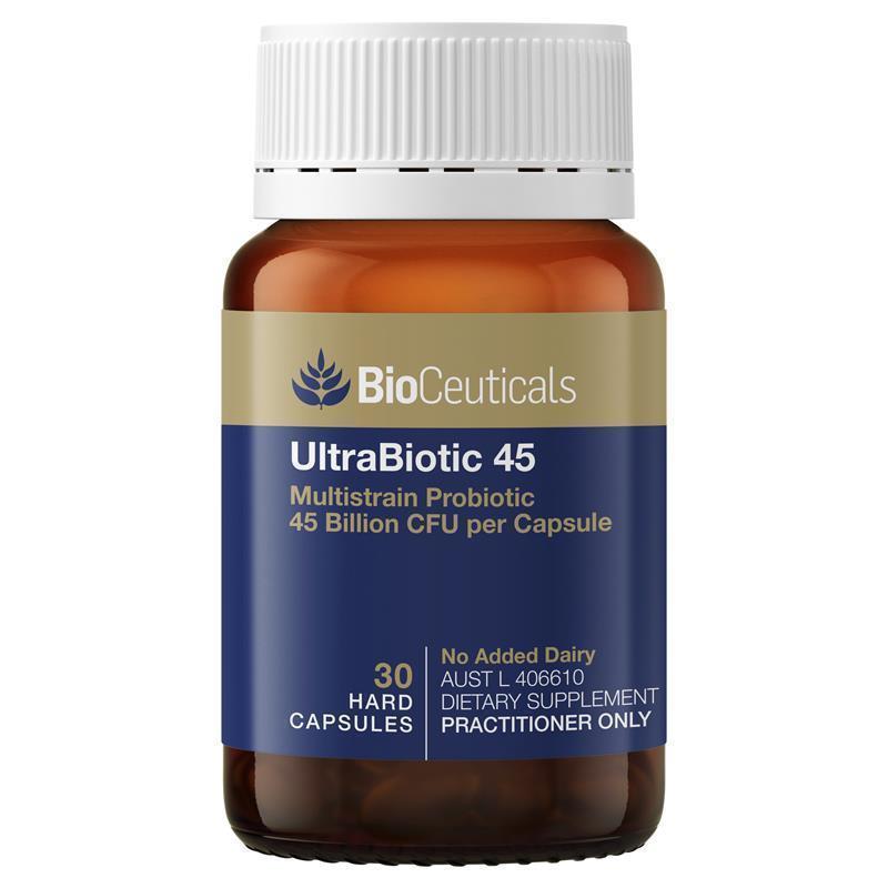 Load image into Gallery viewer, BioCeuticals UltraBiotic 45 30 Vegecaps Fridge Line
