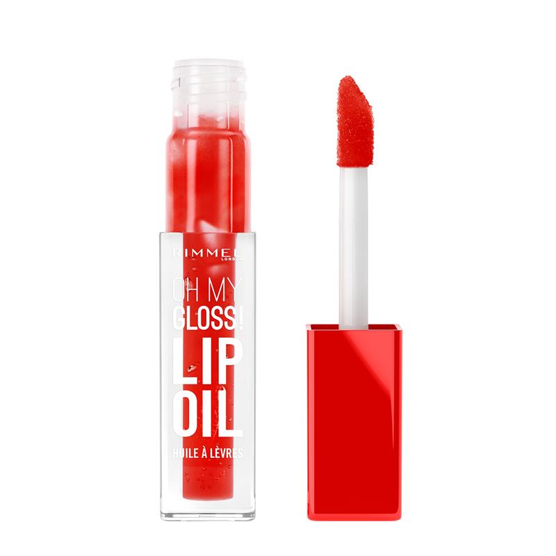 Load image into Gallery viewer, Rimmel Oh My Gloss! Lip Oil 004 Vivid Red
