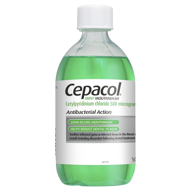 Load image into Gallery viewer, Cepacol Mouthwash Mint 500mL

