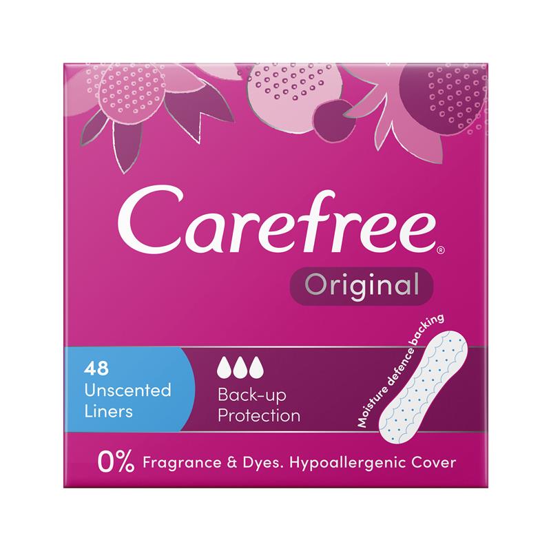 Load image into Gallery viewer, Carefree Original Unscented Panty Liners 48 Pack
