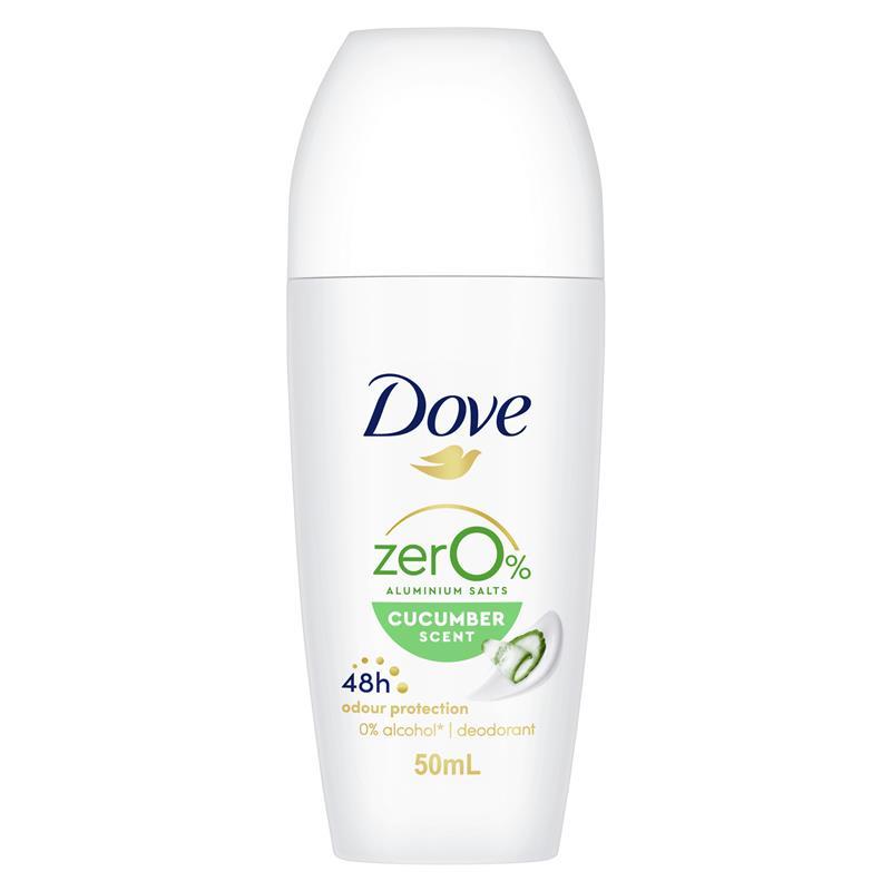 Load image into Gallery viewer, Dove Zero Aluminium Cucumber Roll On 50ml
