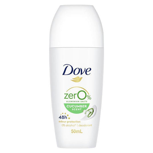 Dove Zero Aluminium Cucumber Roll On 50ml