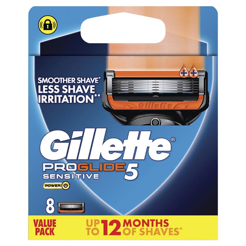 Load image into Gallery viewer, Gillette Fusion Proglide Power Razor Blades 8 Pack
