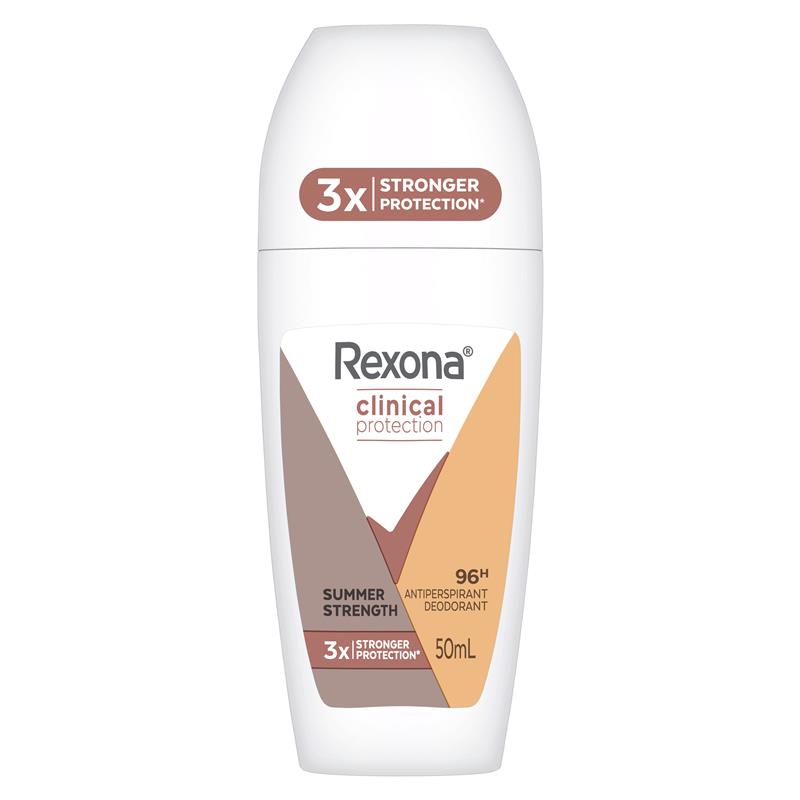 Load image into Gallery viewer, Rexona Women Clinical Protection Antiperspirant oll On Summer Strength 50ml
