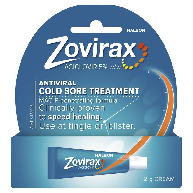 Load image into Gallery viewer, Zovirax Cold Sore Cream Tube 2g
