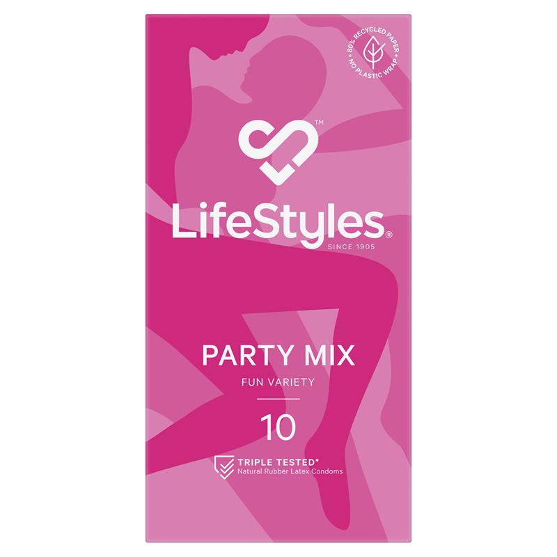 Load image into Gallery viewer, LifeStyles Condoms Party Mix 10 Pack
