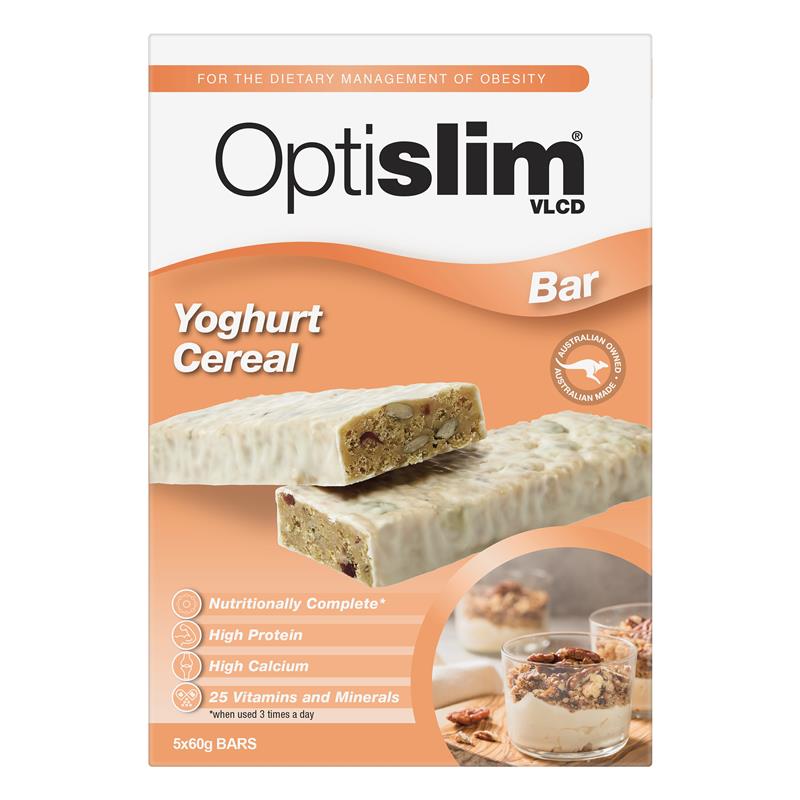 Load image into Gallery viewer, Optislim VLCD Bar Yoghurt Cereal 5 Pack
