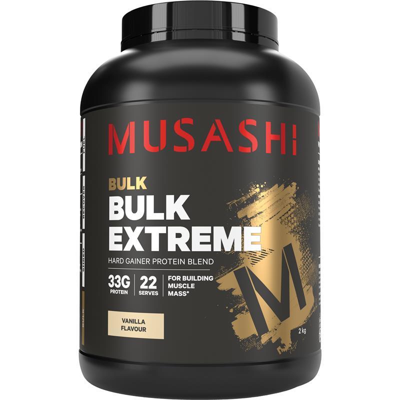 Load image into Gallery viewer, Musashi Bulk Extreme Vanilla 2kg
