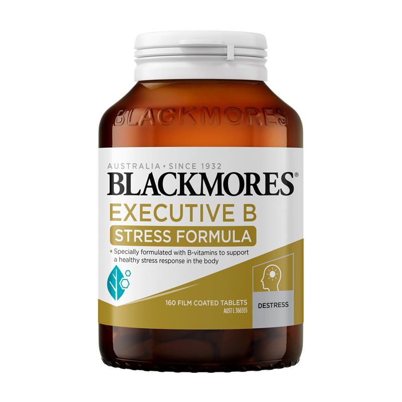 Load image into Gallery viewer, Blackmores Executive B Stress 160 Tablets

