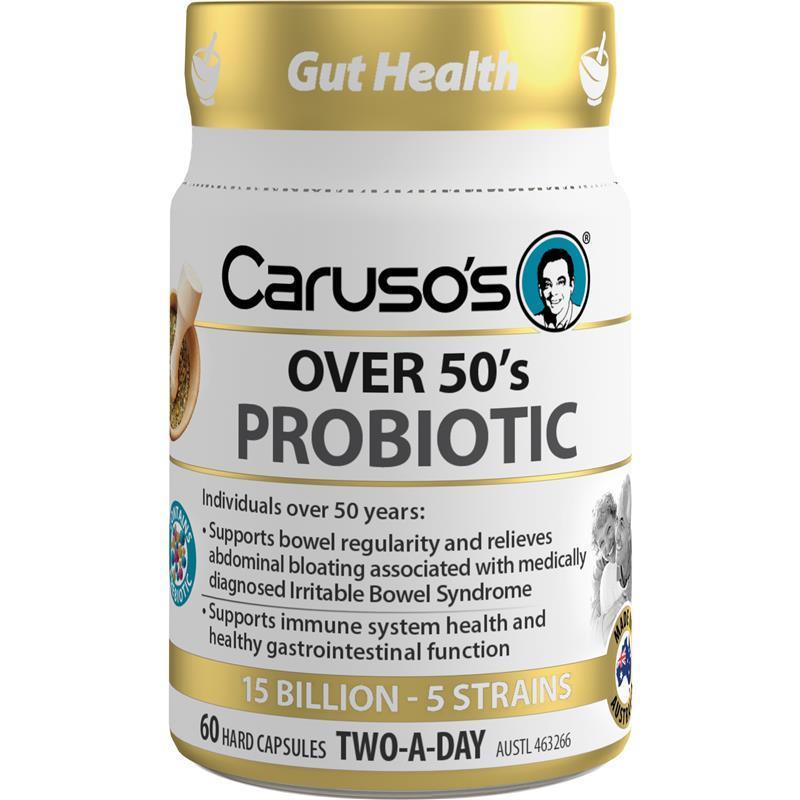 Load image into Gallery viewer, Carusos Probiotic - Over 50s 60 Capsules
