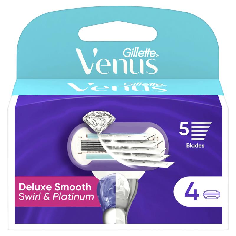 Load image into Gallery viewer, Gillette Venus Extra Smooth Swirl Blades 4 Pack Refill
