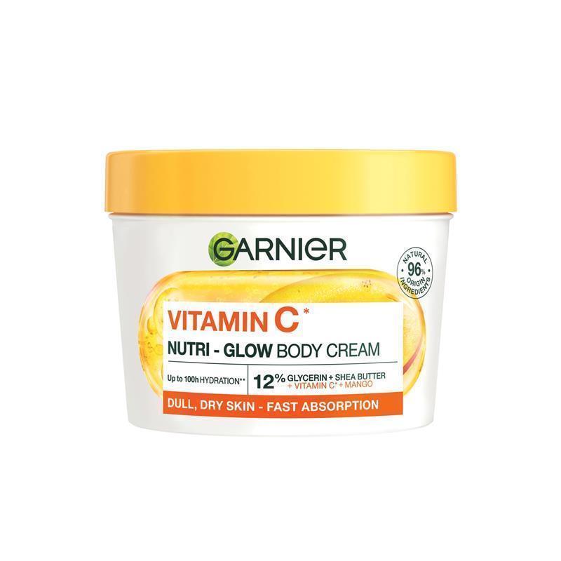 Load image into Gallery viewer, Garnier Body Vitamin C Nutri-Glow Body Cream 380ml
