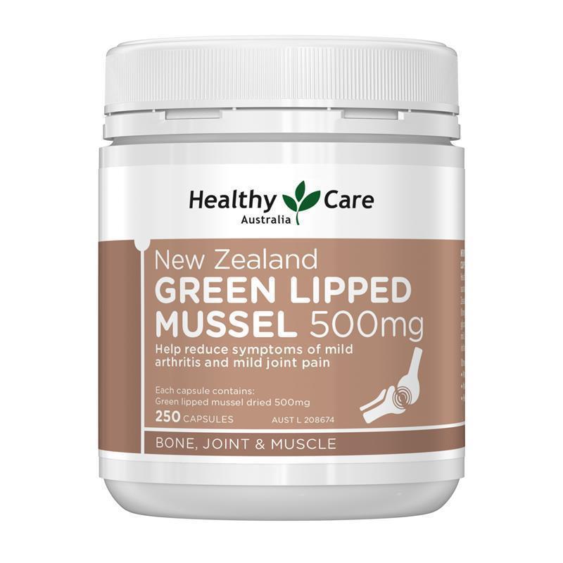 Load image into Gallery viewer, Healthy Care New Zealand Green Lipped Mussel 250 Capsules
