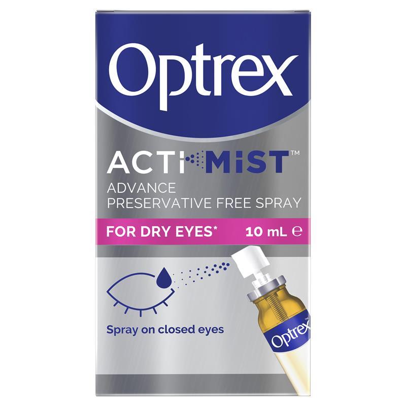 Load image into Gallery viewer, Optrex Advance Actimist Preservative Free Dry Eye Spray 10ml
