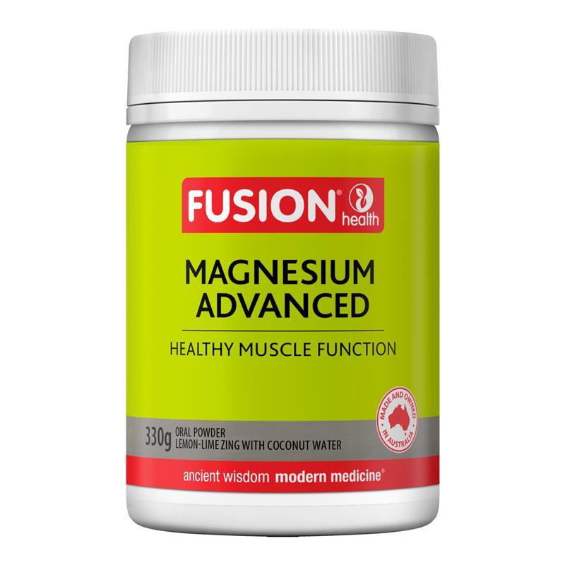Load image into Gallery viewer, Fusion Magnesium Advanced Powder Lemon-Lime 330g
