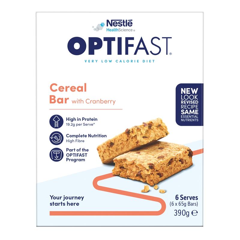 Load image into Gallery viewer, Optifast VLCD Bars Cereal 6 X 65g
