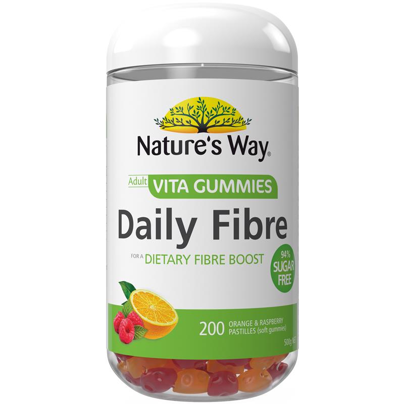 Load image into Gallery viewer, Nature's Way Adult Vita Gummies Fibre 200 Gummies Exclusive Size
