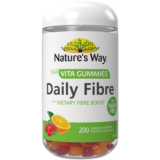 Nature's Way Adult Vita Gummies Fibre 200 Gummies Exclusive Size