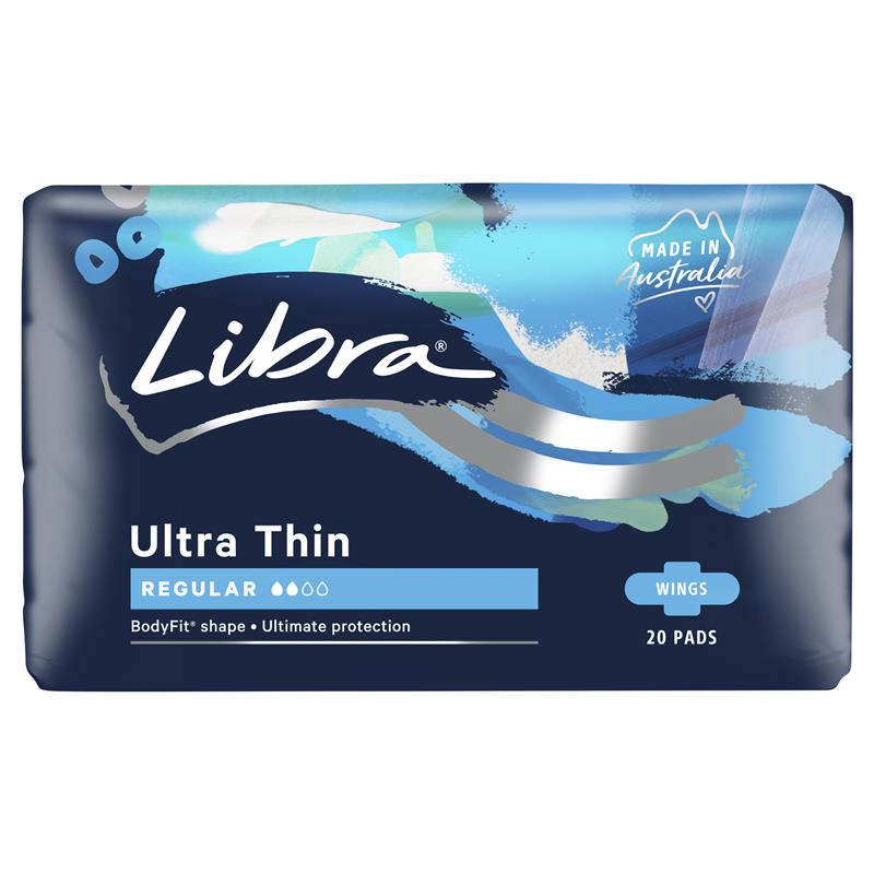 Load image into Gallery viewer, Libra Ultra Thins Pads Wings Regular 20

