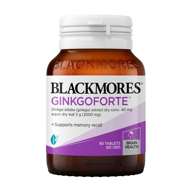 Load image into Gallery viewer, Blackmores Ginkgo Forte 80 Tablets
