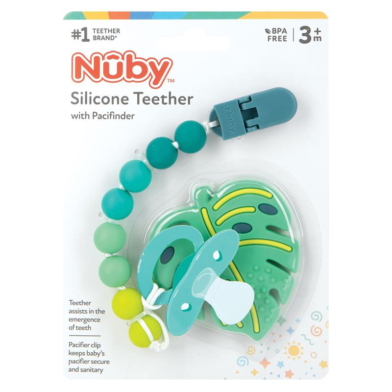 Load image into Gallery viewer, Nuby Silicone Drop Pacifinder with Teether
