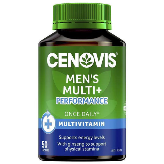 Cenovis Once Daily Men's Multi + Performance 50 Capsules