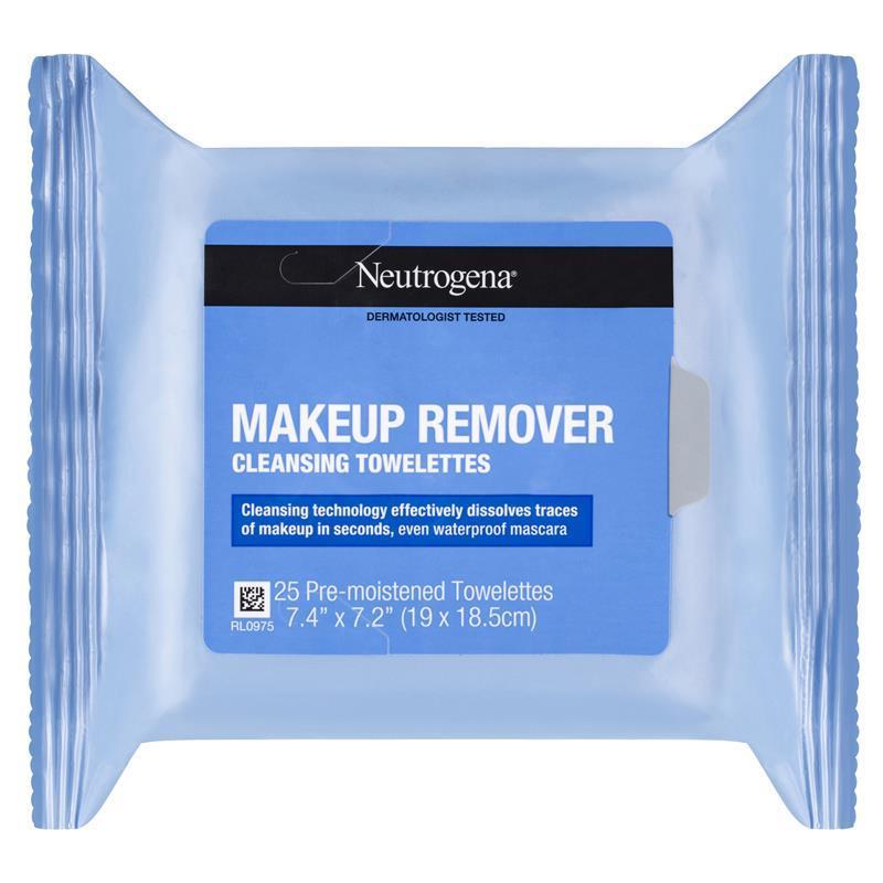 Load image into Gallery viewer, Neutrogena Makeup Remover Cleansing Towelettes Wipes 25 Pack
