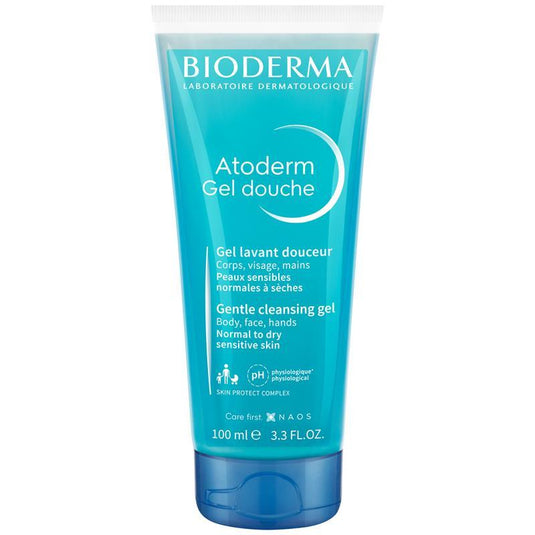 Bioderma Atoderm Gentle Cleansing Gel for Body Face and Hands 100ml