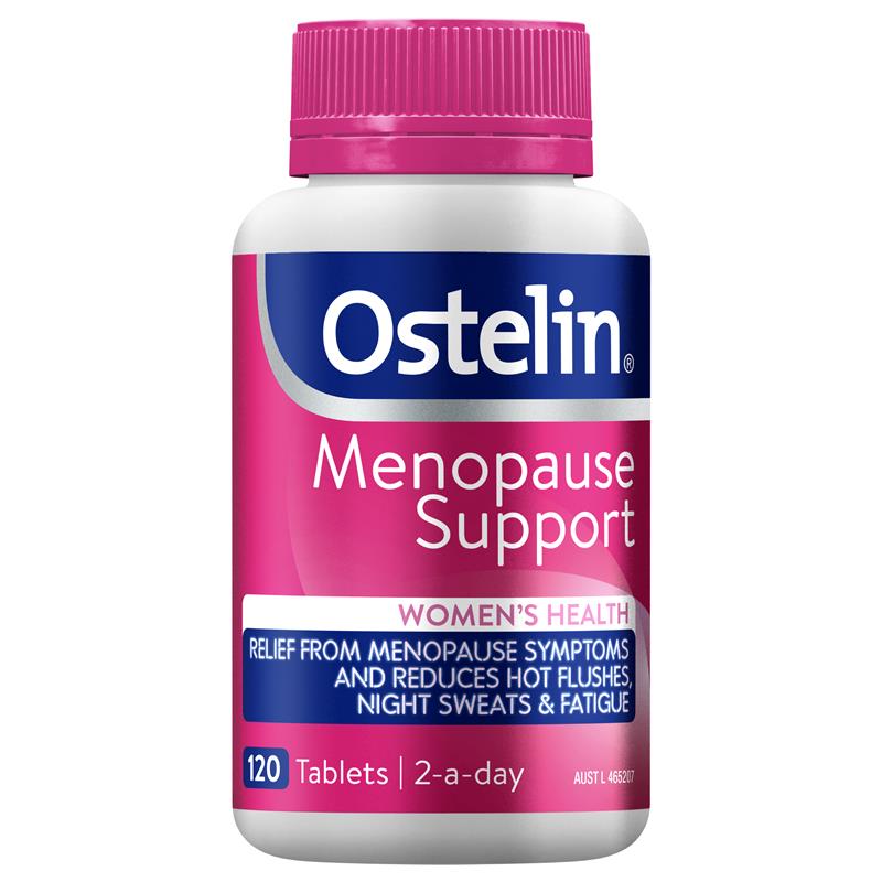 Load image into Gallery viewer, Ostelin Menopause Support 120 Tablets Exclusive Size
