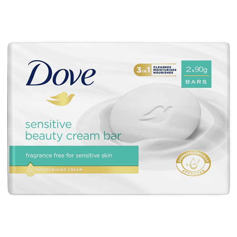 Load image into Gallery viewer, Dove Beauty Bar Sensitive Bar 2 x 90g

