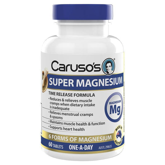 Carusos Super Magnesium 60 Tablets