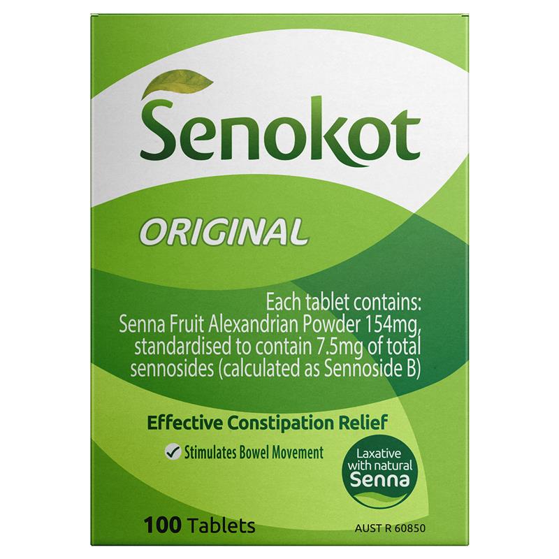 Load image into Gallery viewer, Senokot Tablets Constipation Relief Laxative 100 Pack

