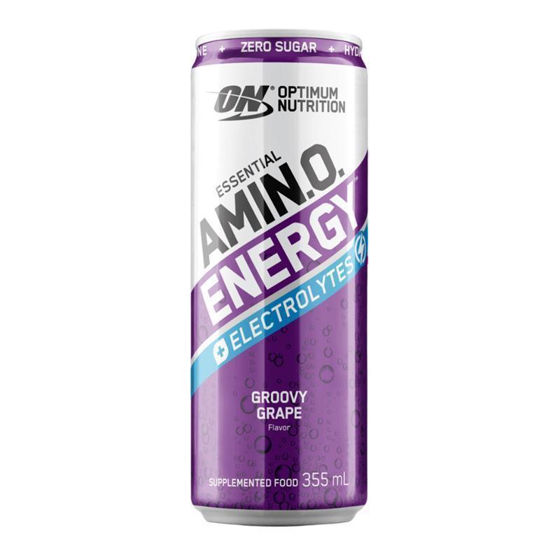 Load image into Gallery viewer, Optimum Nutrition Amino Energy Sparkling + Electrolytes Grape 355ml
